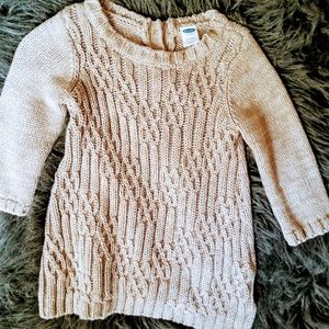 Knit shirt/dress and onesie pajama